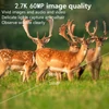 Kép 3/17 - 2,7K 60MP éjjellátó vízálló vadászkamera 2 hüvelykes képernyővel kültéri vad megfigyeléshez - Fekete