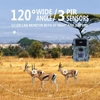 Kép 4/20 - 2,7K 60MP éjjellátó vízálló vadászkamera 2 hüvelykes képernyővel kültéri vad megfigyeléshez - Fehér