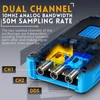 Kép 4/18 - 3 az 1-ben kézi oszcilloszkóp, multiméter, jelgenerátor 2,8 hüvelykes IPS kijelzővel 10 MHz sávszélesség 50 MSa/s mintavételi sebesség, kétcsatornás hullámforma mentési és megtekintése funkcióval - Bővített
