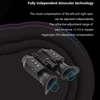 Kép 9/21 - Naked Eye 3D éjjellátó védőszemüveg fejre szerelhető digitális infratávcső