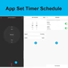 Kép 9/13 - QS-WIFI-CP03 Tuya WiFi intelligens függönykapcsoló modul időzítési funkcióval APP távirányító, kompatibilis az Alexa Google Voice Control funkcióval (5 db)