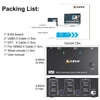 Kép 4/8 - USB 3.0 KVM Switcher Három bemenetes, két kimenetű, kétmonitoros kapcsoló 8K@30Hz 4K@144Hz USB 3.0 Displayport vezetékes távirányítóval és 4 mellékelt kábellel Kompatibilis Mac/Windows/Linux rendszerrel