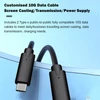 Kép 3/13 - USB-C kétirányú kapcsoló 2 számítógép KVM kapcsoló 8K@60Hz HDR támogatás 10Gbps adatátvitel PD 100W töltés