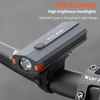 Kép 11/20 - WEST BIKING 400 Lumen USB újratölthető kerékpáros lámpa vízálló több üzemmódban - Fekete