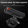 Kép 12/20 - WEST BIKING 400 Lumen USB újratölthető kerékpáros lámpa vízálló több üzemmódban - Sárga