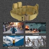 Kép 2/16 - Állítható, nagy teherbírású, 6 az 1-ben használati öv Rendészeti gyorskioldó öv tokkal - Zöld