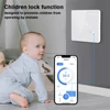 Kép 6/9 - Tuya Wifi digitális kijelző intelligens hőmérséklet-szabályozó 16A elektromos fűtési termosztát érintőképernyővel - Fekete