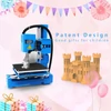 Kép 5/20 - EasyThreed 3D Printer Mini Desktop gyerekeknek 100x100x100mm nyomtatási méret - Fekete