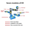 Kép 11/20 - EasyThreed 3D Printer Mini Desktop gyerekeknek 100x100x100mm nyomtatási méret - Kék