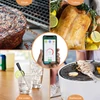 Kép 4/11 - Intelligens vezeték nélküli hús- és ételhőmérő 5-10 perces gyorstöltés IPX7 vízálló APP vezérlés főzéshez / grillezéshez / füstöléshez - Kávé barna