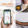 Kép 8/11 - Intelligens vezeték nélküli hús- és ételhőmérő 5-10 perces gyorstöltés IPX7 vízálló APP vezérlés főzéshez / grillezéshez / füstöléshez - Kávé barna