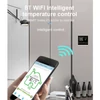 Kép 3/17 - MEIH 85-250V Wi-Fi intelligens termosztát heti programozható APP vezérlés háttérvilágítás LCD vízmelegítés hőmérséklet szabályozó túlmelegedés elleni védelem fagyálló funkció ℃/ ℉ kapcsolható - Fehér