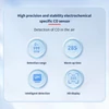 Kép 20/20 - Hordozható elektrokémiai érzékelő, 1,1 hüvelykes LCD-képernyős szén-monoxid-érzékelő hangjelzéssel és lemerült akkumulátor-emlékeztető funkcióval - Fekete