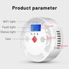 Kép 9/15 - Tuya Wifi hordozható elektrokémiai érzékelős CO teszter LCD képernyővel
