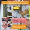 Kép 2/13 - 21 V 2 az 1 elektromos lítium fúró/csavarhúzó, nagy nyomatékú szálcsiszolt motor, praktikus háztartási gépekhez, bútorszereléshez, autóelektronika javításához - 2 akkumulátor