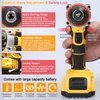 Kép 5/13 - 21 V 2 az 1 elektromos lítium fúró/csavarhúzó, nagy nyomatékú szálcsiszolt motor, praktikus háztartási gépekhez, bútorszereléshez, autóelektronika javításához - 2 akkumulátor