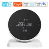 Kép 1/20 - Tuya Wifi digitális kijelző intelligens RF433 multifunkcionális víz/gáz kazán termosztát érintőképernyős hőmérséklet szabályozó