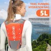 Kép 2/18 - INOXTO nylon hidratáló csomag 5 literes hidratáló hátizsák könnyű vízi csomag futáshoz, túrázáshoz, lovagláshoz - Sárga