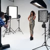 Kép 8/8 - Godox FS50 gyorskioldó négyszögletes Softbox fényszóró ráccsal és puha ruhával