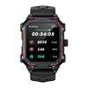 Kép 2/12 - LOKMAT OCEAN MAX 1,96 hüvelykes TFT LCD teljes érintőképernyős Fitneszkövetős sport okosóra karkötő - Fekete