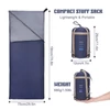 Kép 8/19 - Lixada Outdoor Envelope hálózsák - Sötét kék
