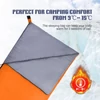 Kép 3/20 - Lixada Outdoor Envelope hálózsák - Narancs
