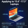 Kép 8/19 - Hordozható háromképernyős monitor laptop bővítőképernyő 1920*1080 felbontás 15-17 hüvelykes laptophoz - 15,6 hüvelykes