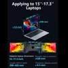 Kép 6/14 - Hordozható háromképernyős monitor laptop bővítőképernyő 1920*1200 felbontás 15-17 hüvelykes laptophoz - 14 hüvelykes
