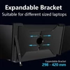 Kép 7/14 - Hordozható háromképernyős monitor laptop bővítőképernyő 1920*1200 felbontás 15-17 hüvelykes laptophoz - 14 hüvelykes