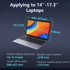 Kép 7/14 - Hordozható háromképernyős monitor laptop bővítőképernyő 1920*1080 felbontás 15-17 hüvelykes laptophoz - 14 hüvelykes