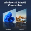 Kép 12/14 - Hordozható háromképernyős monitor laptop bővítőképernyő 1920*1080 felbontás 15-17 hüvelykes laptophoz - 14 hüvelykes