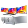 Kép 14/14 - Hordozható háromképernyős monitor laptop bővítőképernyő 1920*1080 felbontás 15-17 hüvelykes laptophoz - 14 hüvelykes