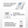 Kép 11/12 - MPPT RV töltés 12V/24V/48V intelligens napelemes töltésszabályozó automatikus követés LCD kijelzővel ólom-lítium LiFePO4 akkumulátorhoz - 60A