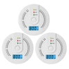 Kép 9/9 - Elemes szén-dioxid-riasztó érzékelő LCD digitális kijelzővel (3 db)