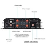 Kép 3/11 - S-299 hordozható mini 4.1 audio sztereó végerősítő BT autós és otthoni kettős felhasználású 4*40W távirányítóval
