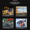 Kép 2/18 - Nagy teherbírású, többfunkciós digitális elektronikus poggyászmérleg kijelzővel, nagy pontosságú, kampós vízálló, távirányítóval - Narancs, LCD