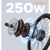 Kép 3/19 - ENGWE P26 26 * 1,95 hüvelykes 250 W-os elektromos kerékpár 100 km-es hatótáv 36 V 17 AH lítium akkumulátor - Szürke