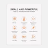 Kép 4/12 - Solar Power Smart Spotlight Surveillance WiFi kamera Napelemes konzollal Onecam App