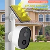 Kép 5/12 - Solar Power Smart Spotlight Surveillance WiFi kamera Napelemes konzollal Onecam App
