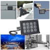 Kép 4/14 - Infravörös 12 db LED megvilágító éjjellátó széles látószögű, nagy hatótávolságú kültéri vízálló CCTV biztonsági kamerához - Fekete