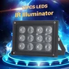 Kép 6/14 - Infravörös 12 db LED megvilágító éjjellátó széles látószögű, nagy hatótávolságú kültéri vízálló CCTV biztonsági kamerához - Fekete