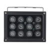Kép 11/14 - Infravörös 12 db LED megvilágító éjjellátó széles látószögű, nagy hatótávolságú kültéri vízálló CCTV biztonsági kamerához - Fekete