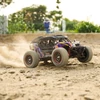 Kép 5/10 - 2,4 GHz-es 1/16 70 km/h sebességű távirányító 4WD terepjáró autó - Lila, 2 akkumulátor