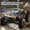 Kép 8/10 - 2,4 GHz-es 1/16 70 km/h sebességű távirányító 4WD terepjáró autó - Lila, 2 akkumulátor