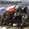 Kép 10/10 - 2,4 GHz-es 1/16 70 km/h sebességű távirányító 4WD terepjáró autó - Lila, 2 akkumulátor