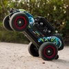 Kép 2/4 - 2,4 GHz-es 1/16 70 km/h sebességű távirányító 4WD terepjáró autó - Kék, 1 akkumulátor