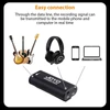 Kép 15/15 - JOYO gitár audio interfész hordozható mini rögzítő hangkártya könnyű, Type-C és konverziós adapterrel