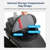 Kép 7/14 - Sling Bag Crossbody Fanny Packs válltáska túrázáshoz - Fekete