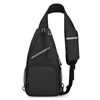 Kép 1/14 - Sling Bag Crossbody Fanny Packs válltáska túrázáshoz - Fekete