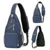 Kép 11/14 - Sling Bag Crossbody Fanny Packs válltáska túrázáshoz - Sötét kék